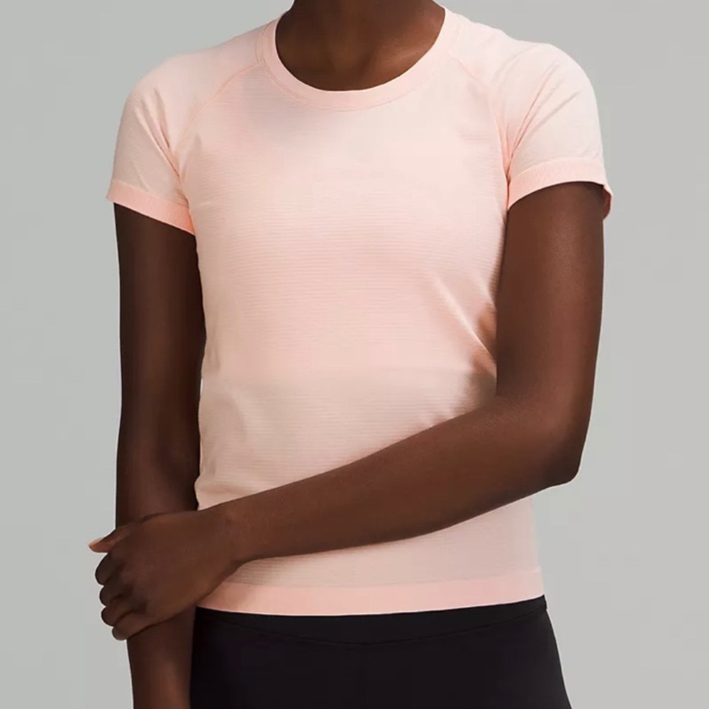 Pink swiftly tech lululemon shirt